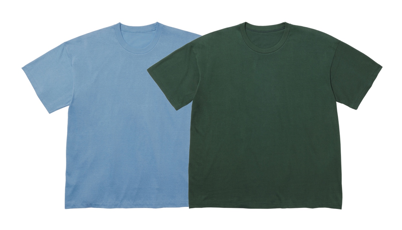 久米繊維　ビッグTシャツ　フォレストグリーン